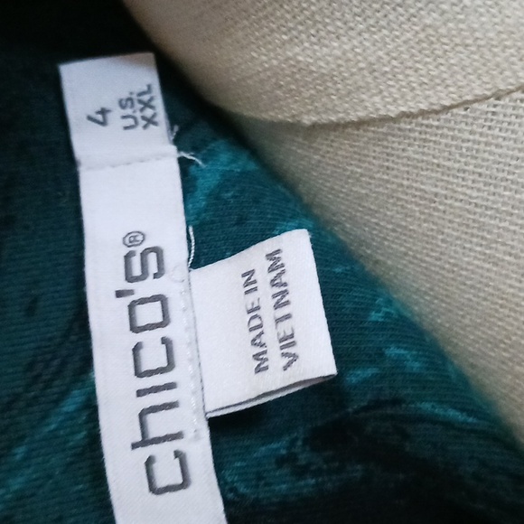 Chico's Green Monochromatic Sweater - Picture 2 of 9